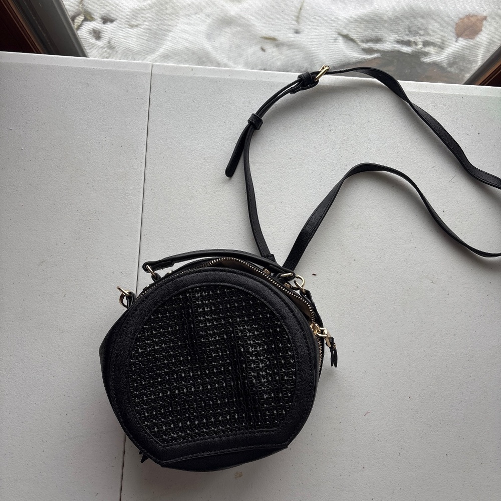 Black over shoulder purse